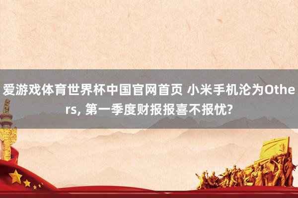 爱游戏体育世界杯中国官网首页 小米手机沦为Others, 第一季度财报报喜不报忧?