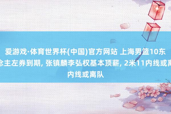 爱游戏·体育世界杯(中国)官方网站 上海男篮10东说念主左券到期， 张镇麟李弘权基本顶薪， 2米11内线或离队