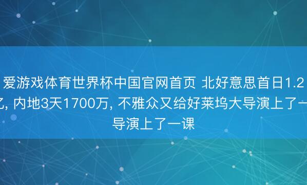 爱游戏体育世界杯中国官网首页 北好意思首日1.28亿， 内地3天1700万， 不雅众又给好莱坞大导演上了一课